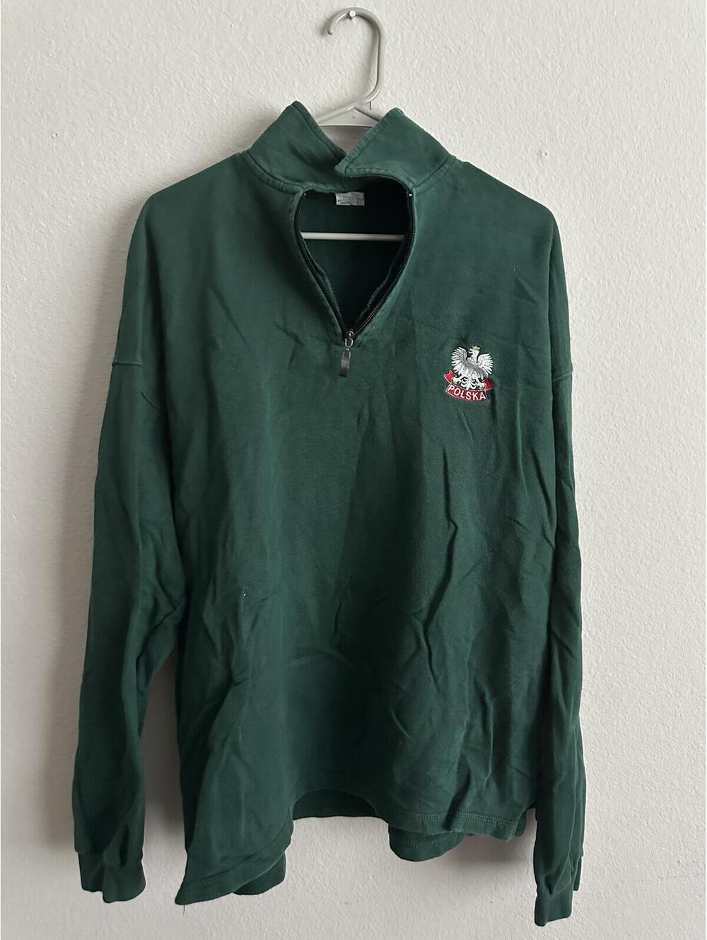 Astral XXL Green Half-Zip Pullover Sweatshirt